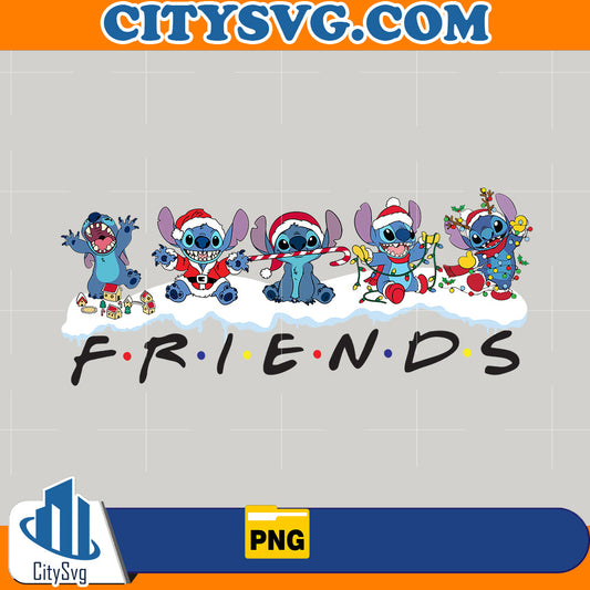 Friends Merry Stitchmas Png CitySvg