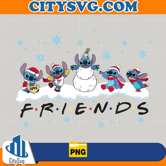 Friends Merry Stitchmas Png CitySvg