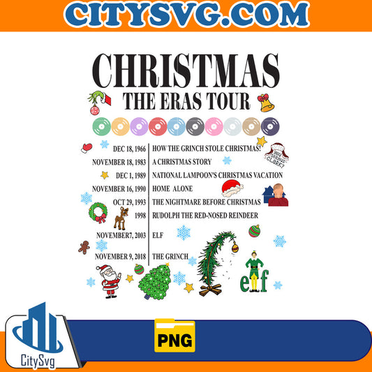 Christmas The Eras Tour Png CitySvg