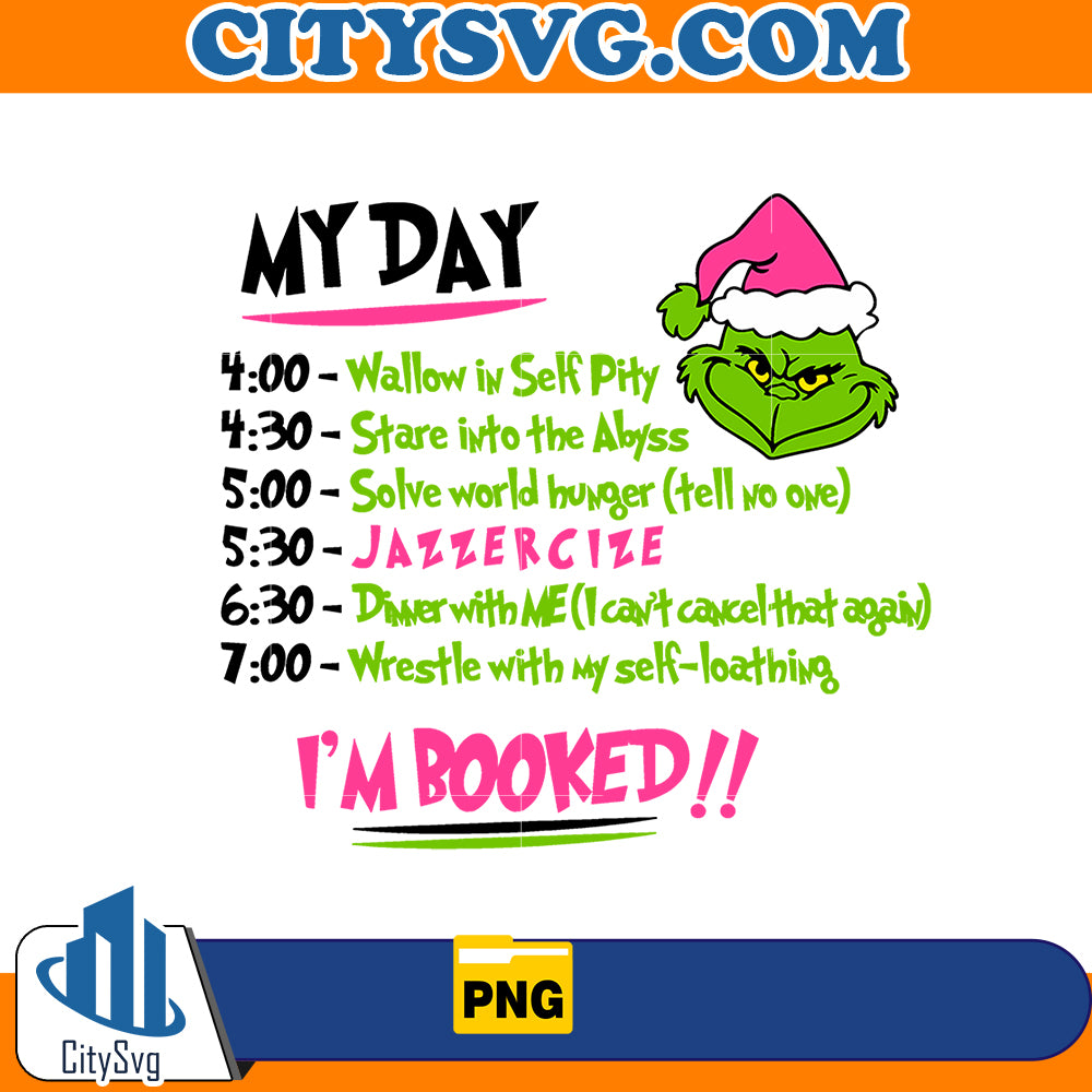 My Day I’m Booked Png