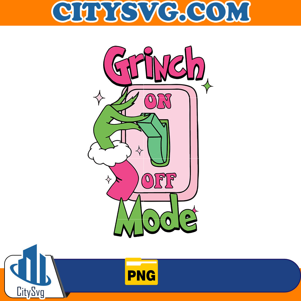 Grinch Mode On Png CitySvg