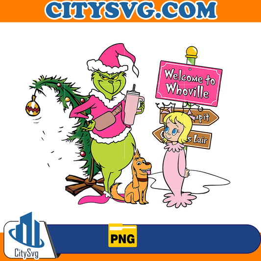 Welcome to whoville Grinch Png