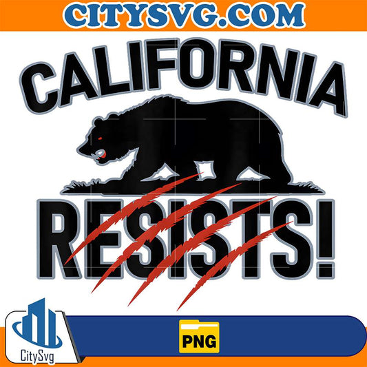 California-Resists-Bear-Protest-Political-Png