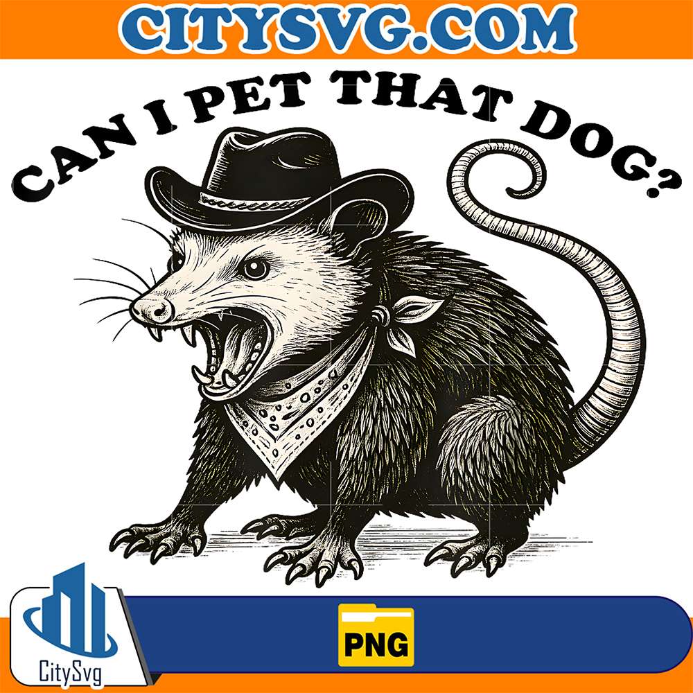 Can-I-Pet-That-Dog-Meme-Animal-Lover-Funny-Opossum-Png