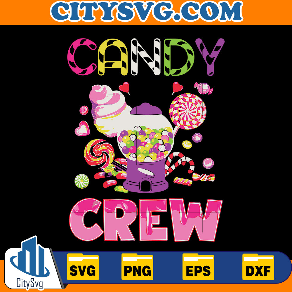 Candy Land Candy Crew Svg