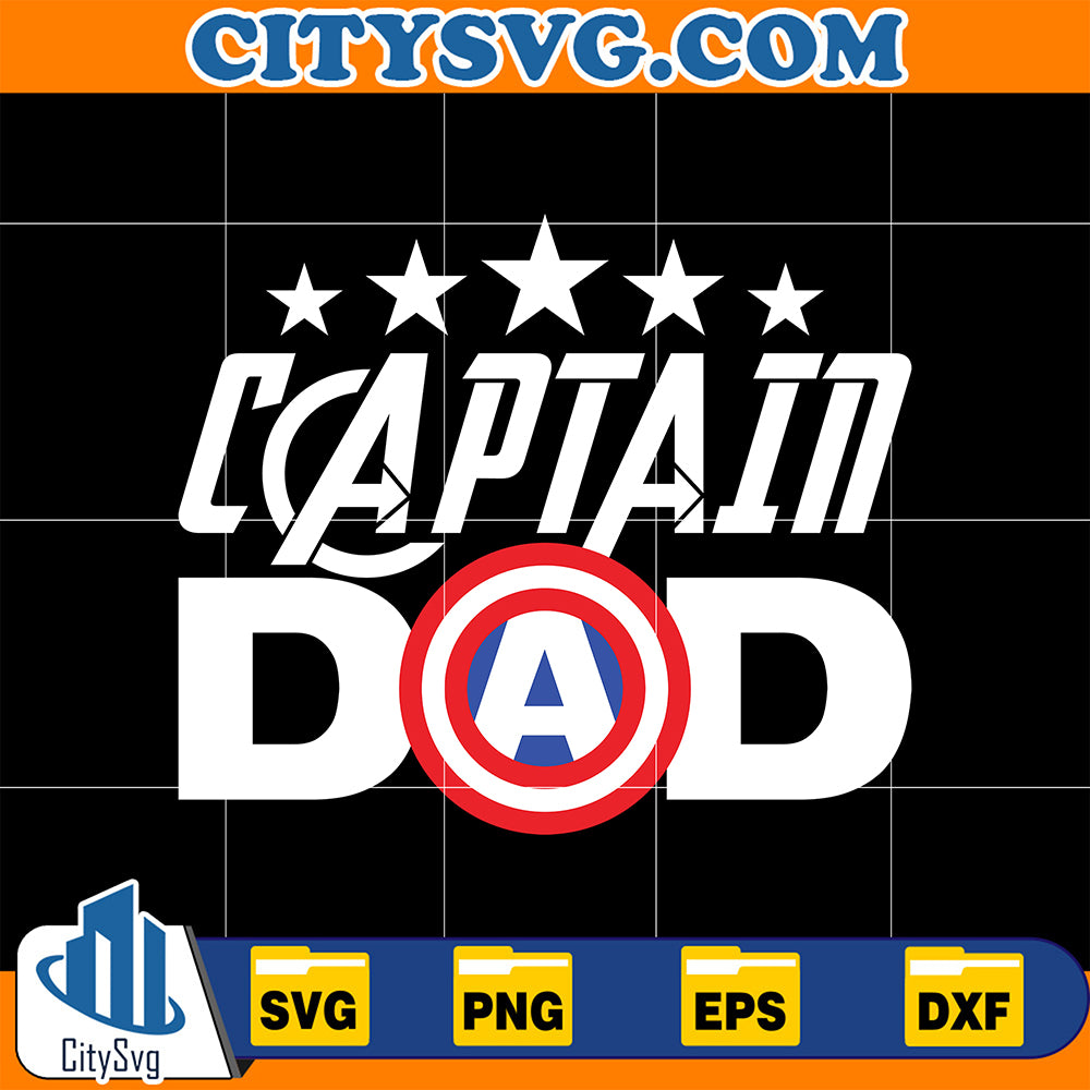 CaptainAmericaDadSvg