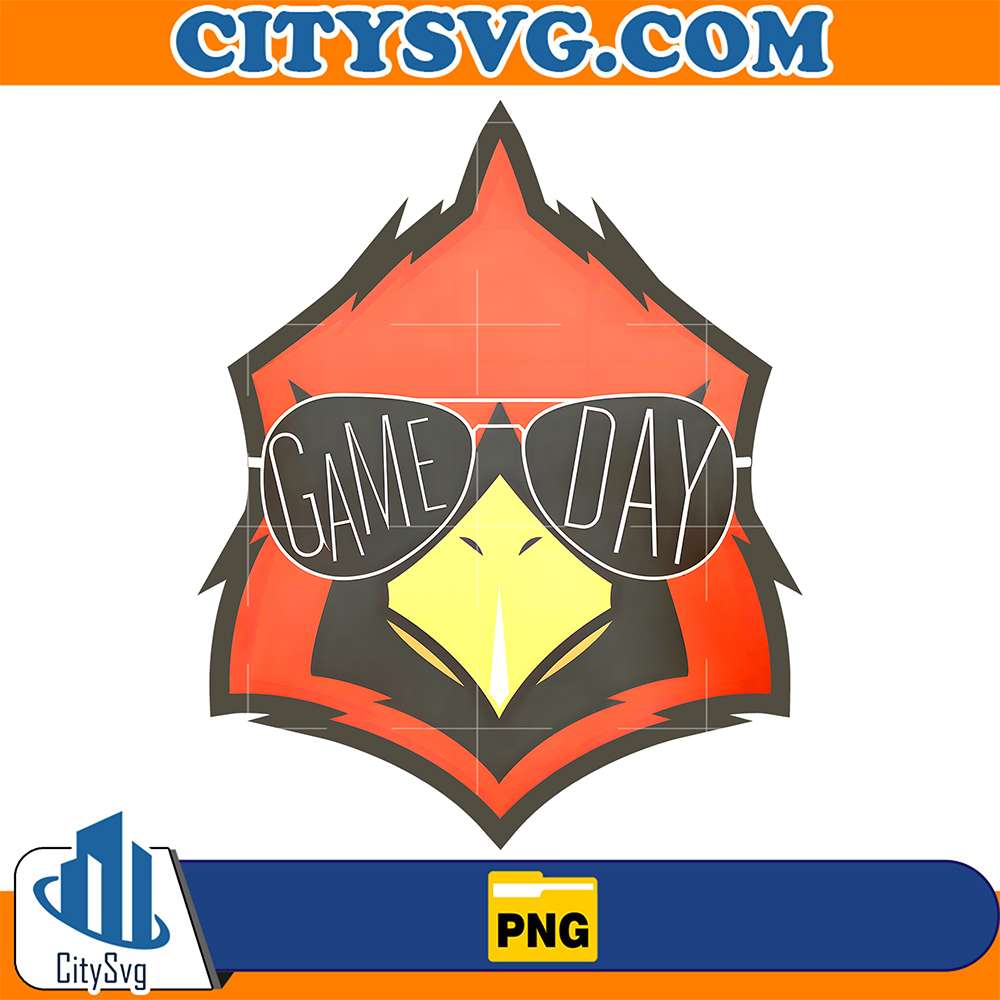 Cardinals-With-Game-Day-Glasses-Mascot-Png