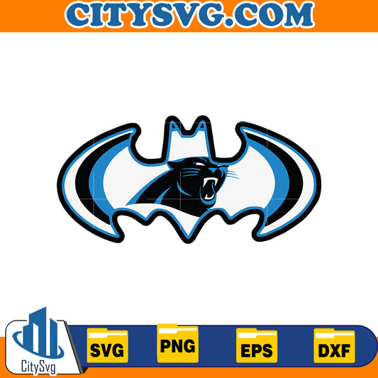 Bat Carolina Panthers Svg