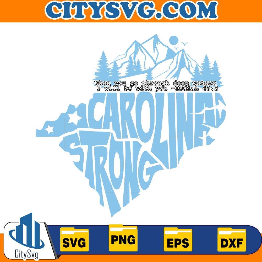 Carolina Strong Fundraiser Svg