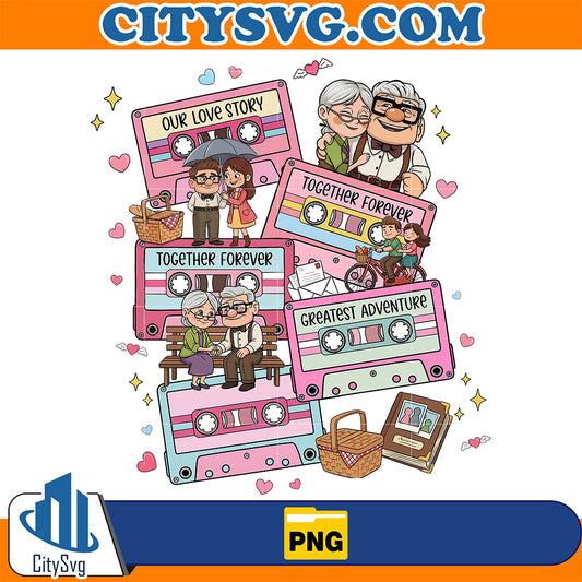 Cartoon-Couple-Valentine-Png-Valentine-Cassette-Tapes-Png