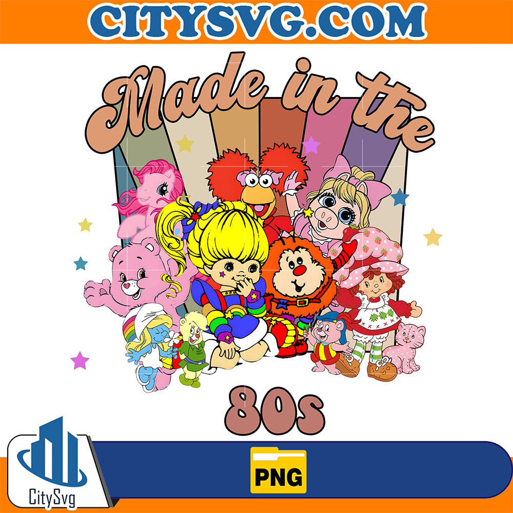 Cartoon-Friends-Nostalgia-Made-In-80s-Png