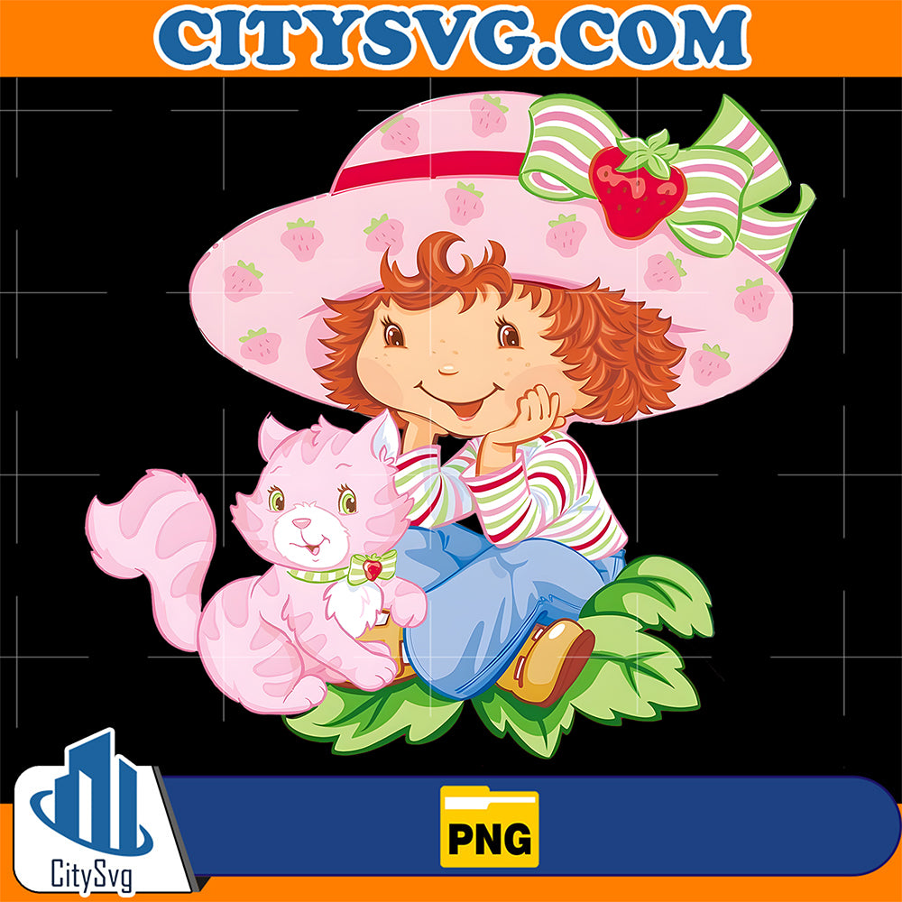Cartoon-Strawberry-Shortcake-Png