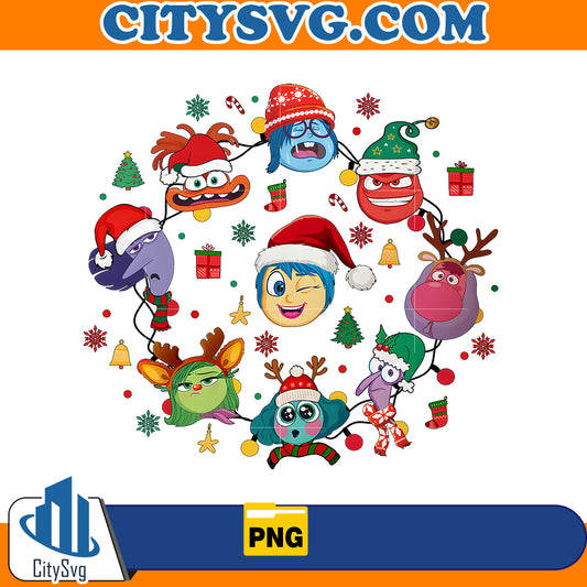 Cartoon Emotions Friends Christmas Png