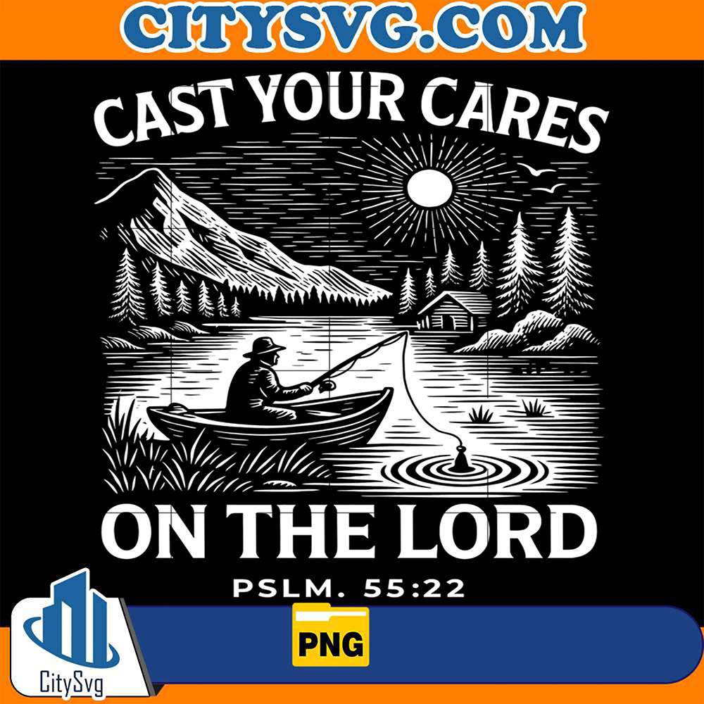 Cast-Your-Cares-On-The-Lord-Pslm-55-22-Christian-Png