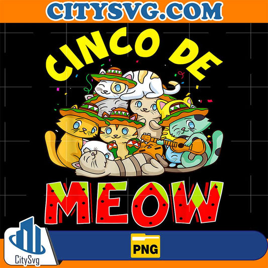 Cat-Cinco-De-Meow-Mayo-Mexican-Fiesta-Png