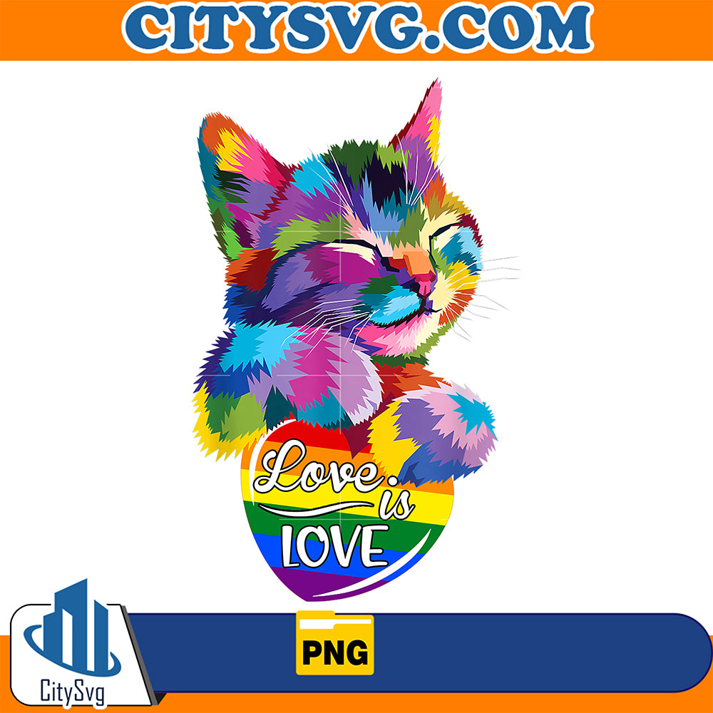 CatsLoveIsLoveLgbtPng