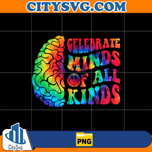 CelebrateMindsOfAllKindsAutismNeurodiversityPng