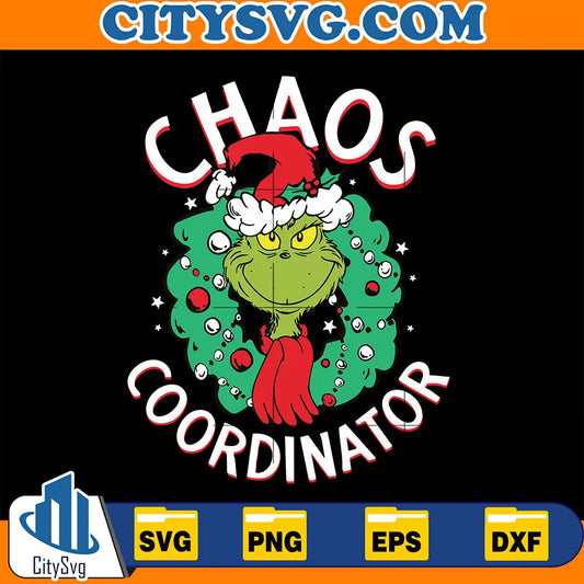 ChaosCoordinatorGrinchChristmasSvg