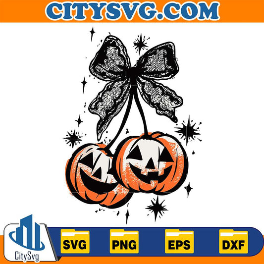 Cherries-Pumpkin-Svg