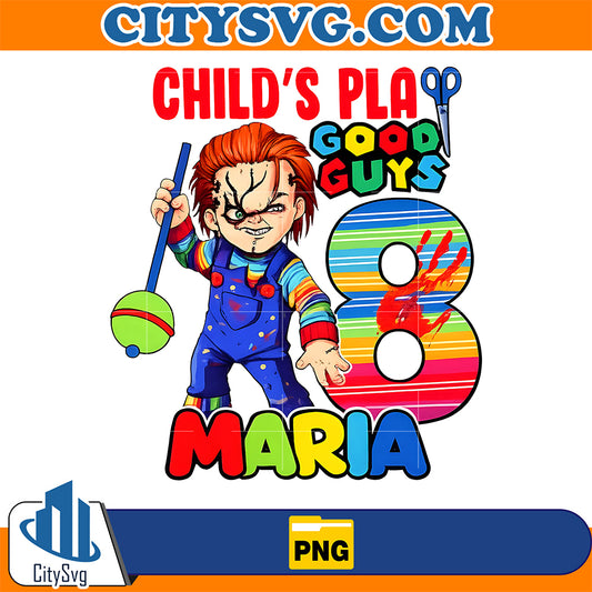 Chibi-Horror-Doll-Birthday-Number-Eight-Rainbow-Kids-Name-Png