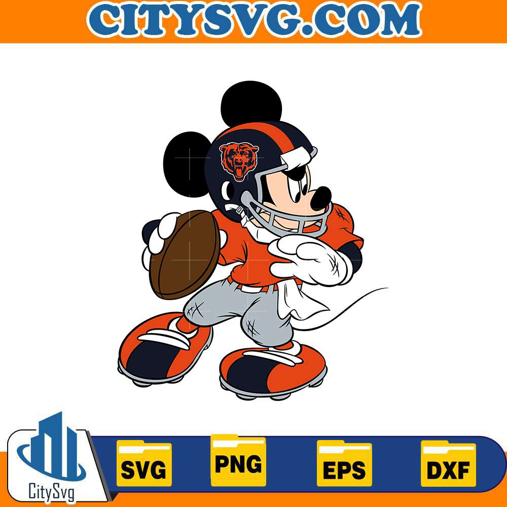 Chicago-Bears-Mickey-Svg