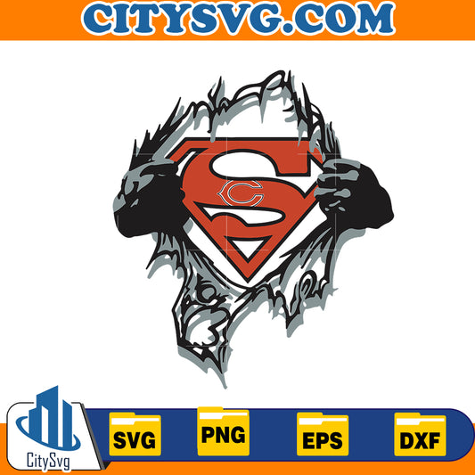 Super Chicago Bears Svg