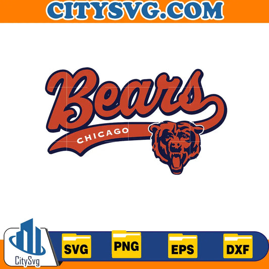Chicago Bears Svg CitySvg