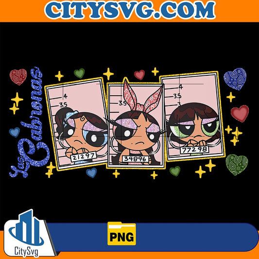 ChicanoAlwaysAndForeverCholoCartoonPowerpuffGirlsCouple16ozGlassCanValentinePng