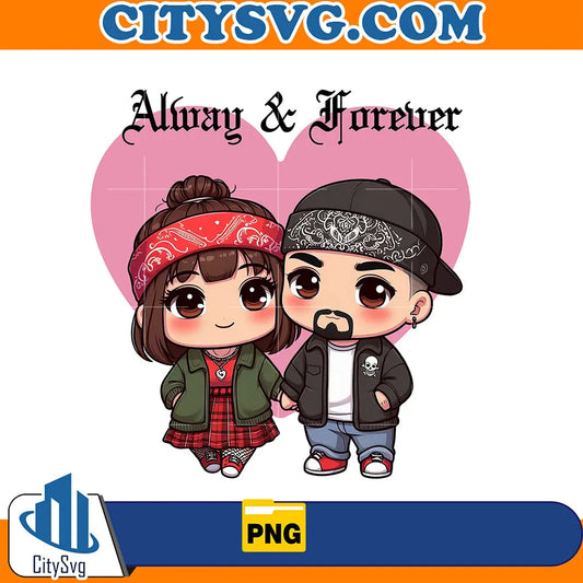 ChicanoAlwaysAndForeverCoupleValentinePng_4