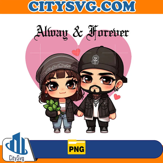 ChicanoAlwaysAndForeverCoupleValentinePng_7