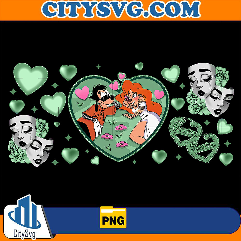 ChicanoCholoCartoonMaxAndRoxanneCouple16ozGlassCanValentinePng_4