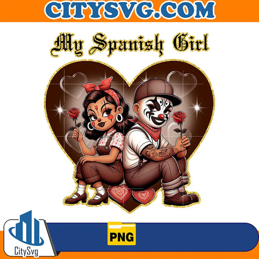 ChicanoMySpanishGirlCoupleValentinePng