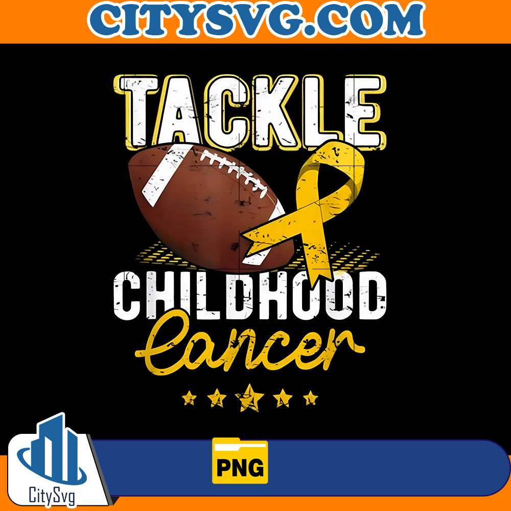 Childhood Tackle Childhood Cancer Awareness Football Png