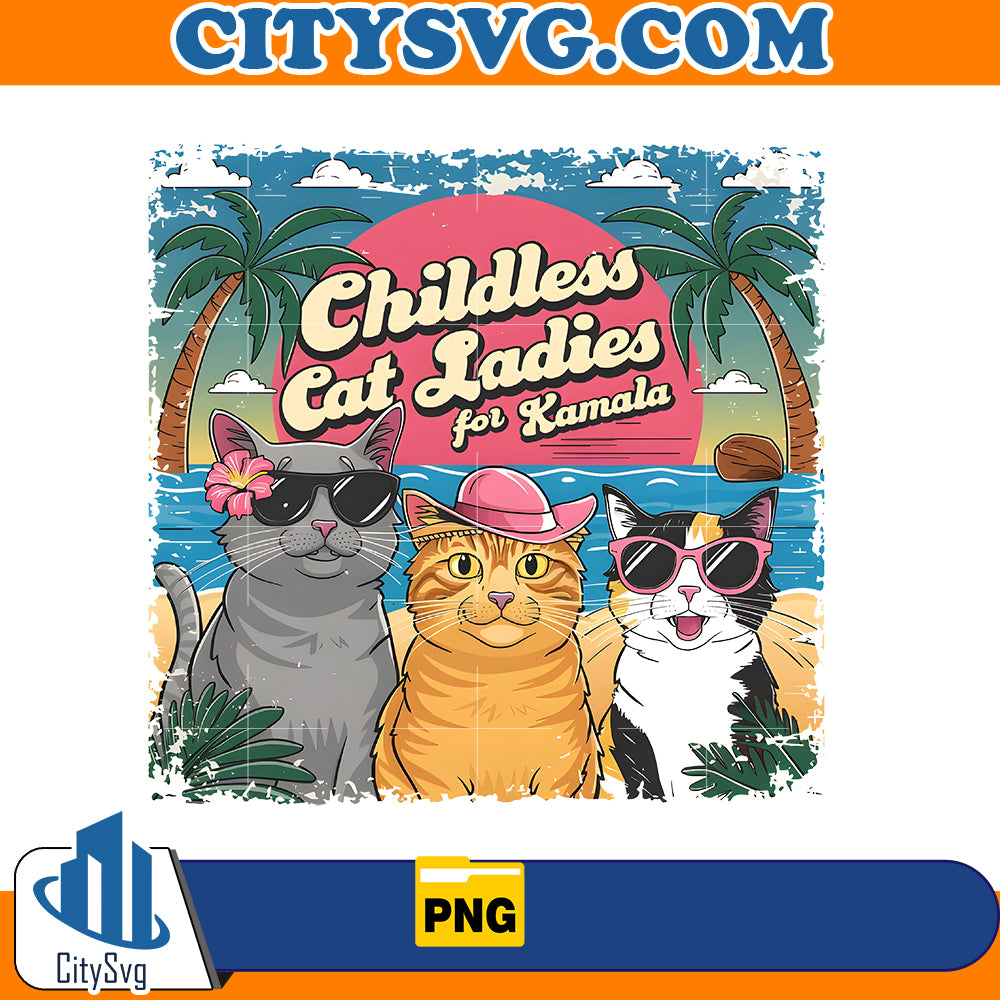 Childless Cat Ladies For Kamala Png