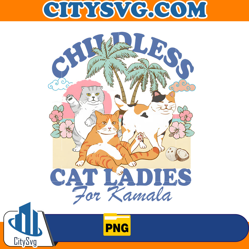 Childless Cat Lady For Kamala Png