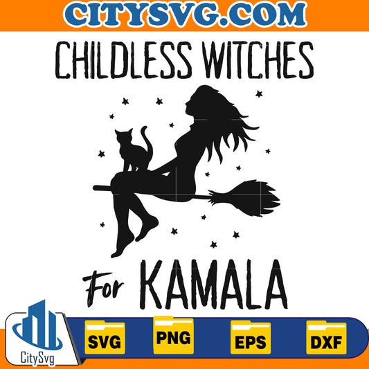 Childless Witches For kamala Svg