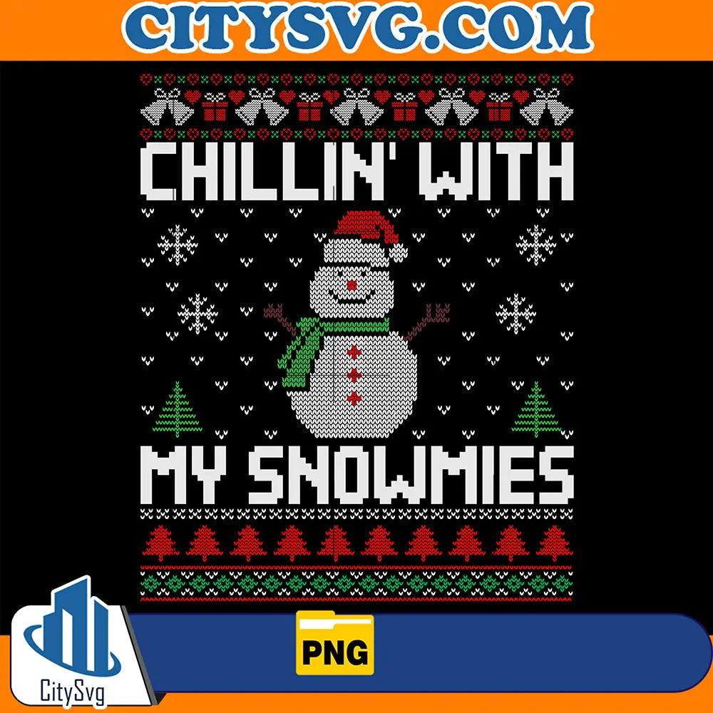 Chilin_WithMySnowmiesChristmasPng