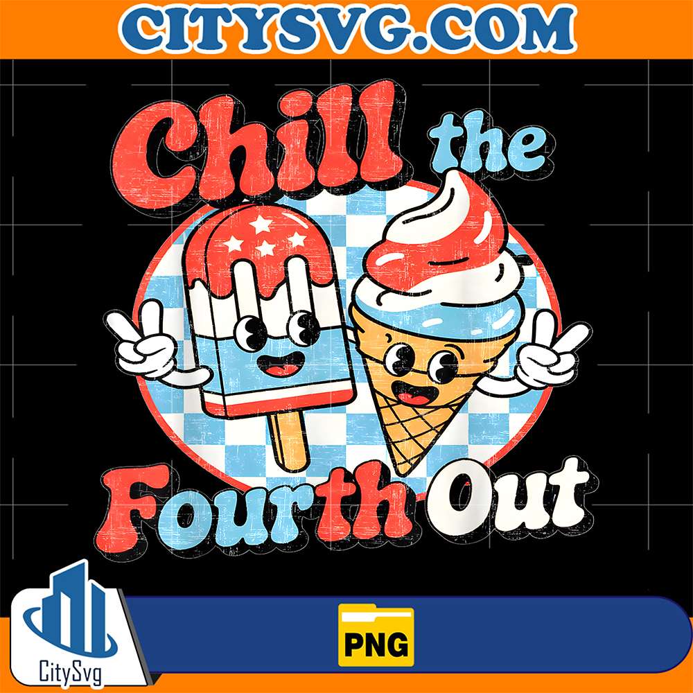 Chill-The-Fourth-Out-Popsicle-4th-Of-July-Png