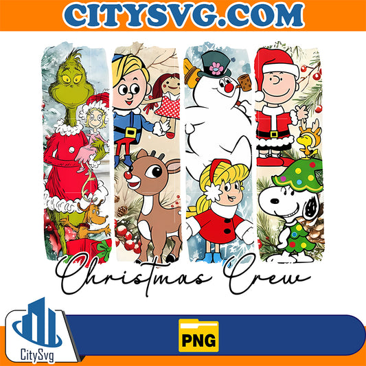 Christmas-Crew-Characters-Brushstrokes-Png