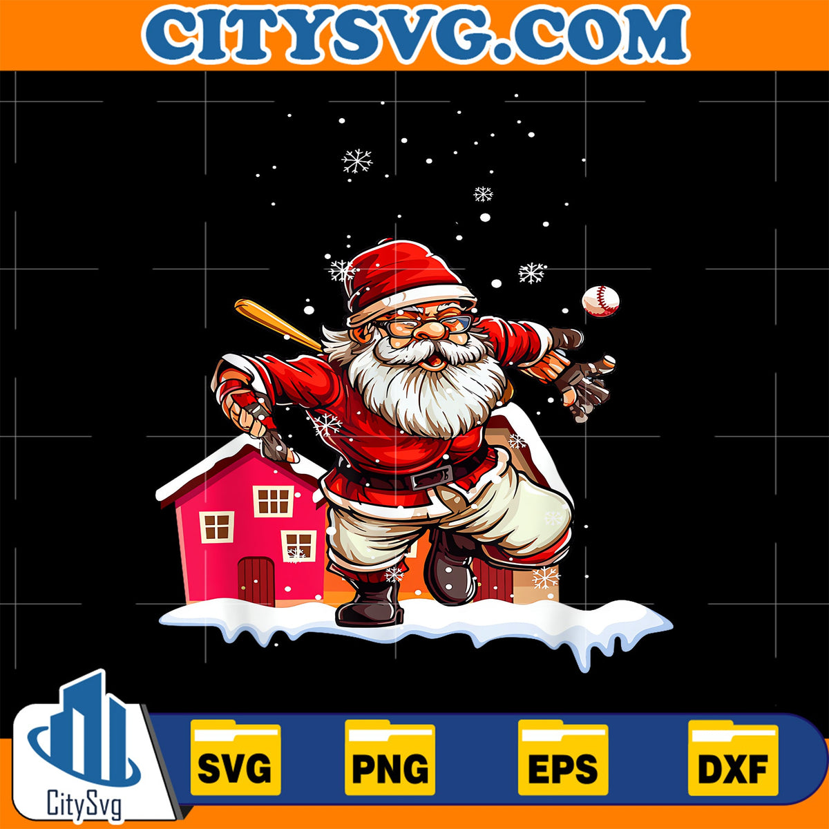 Christmas-Santa-Claus-With-Baseball-Xmas-Svg