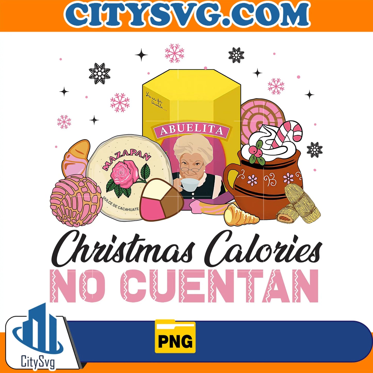 ChristmasCaloriesNoCuentanMexicanPng