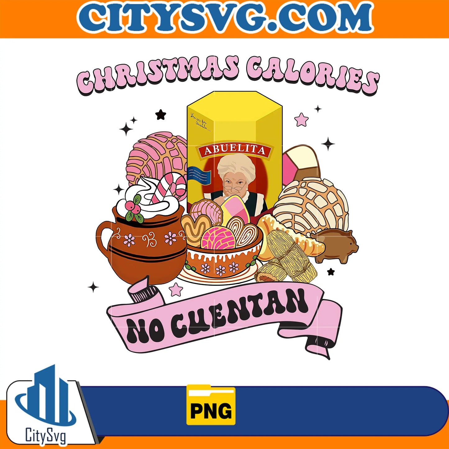 ChristmasCaloriesNoCuentanMexicanPng_1
