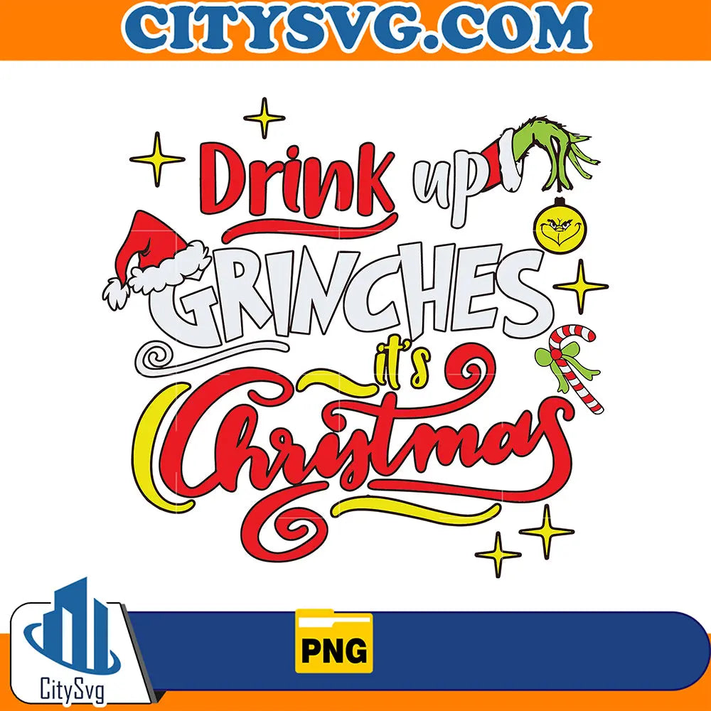 ChristmasDrinkUpGrinchesPng