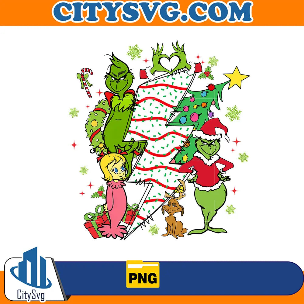 ChristmasGrinchMaxCindyLouWhoPng