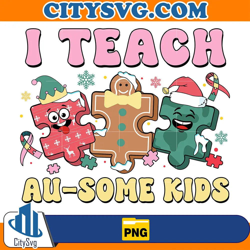 ChristmasITeachAu-SomeKidsAutismTeacherPng