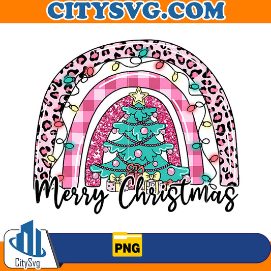 Merry Christmas Rainbow Png CitySvg
