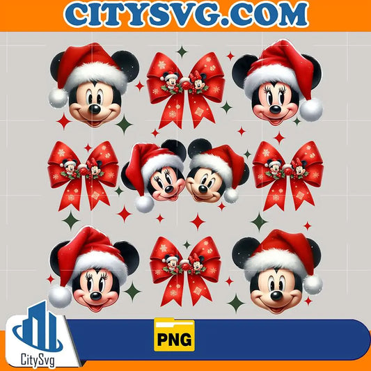 ChristmasMouseMickeySantaPng