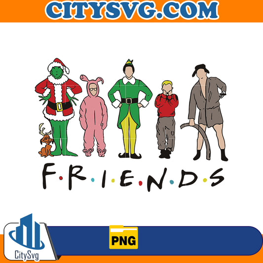 Friends Christmas Movies Png