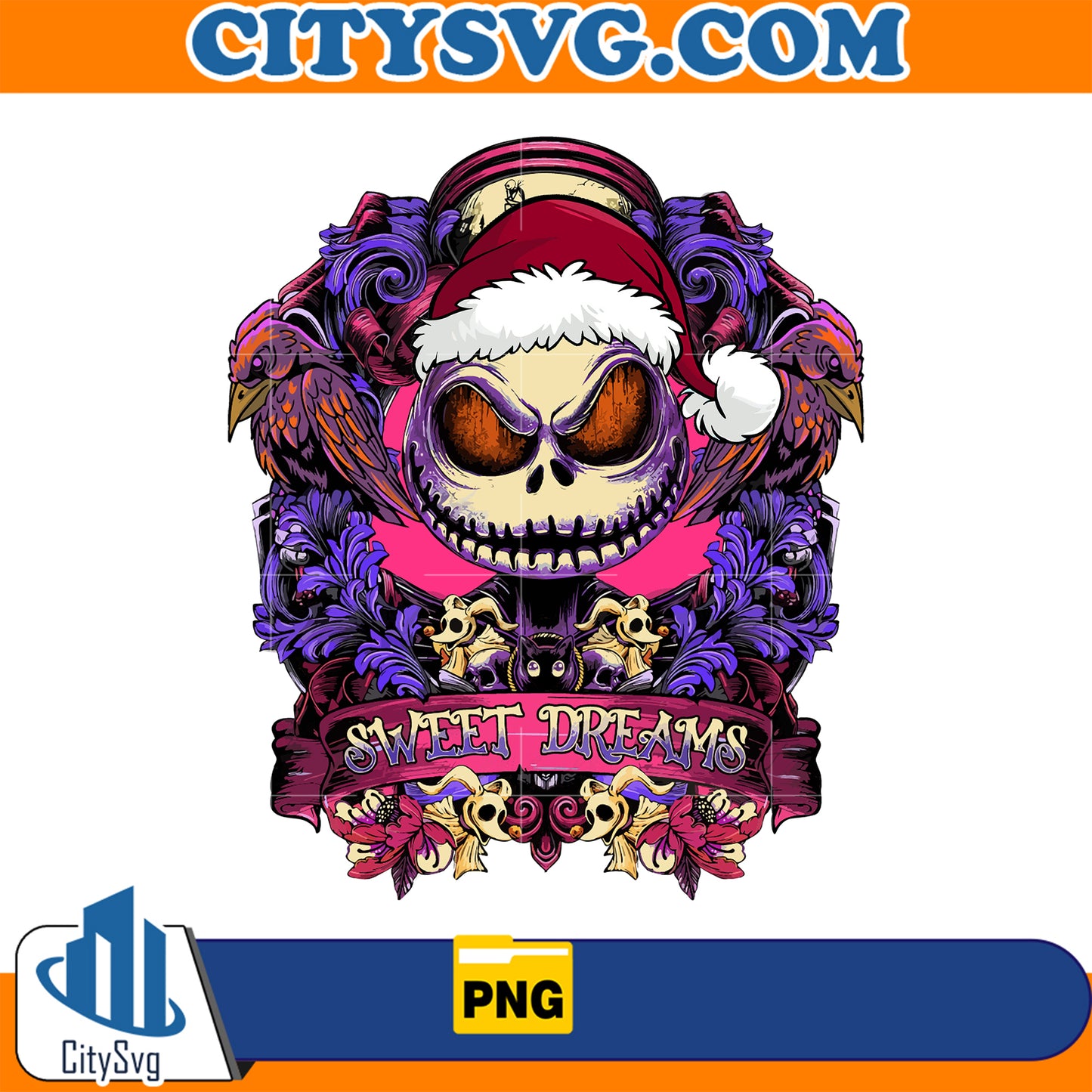 Sweet Dreams Nightmare Before Christmas Png