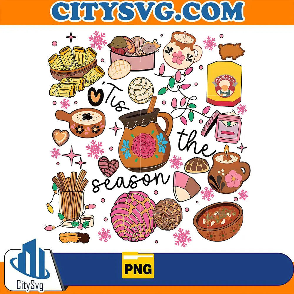 Christmas Tis The Season Png CitySvg
